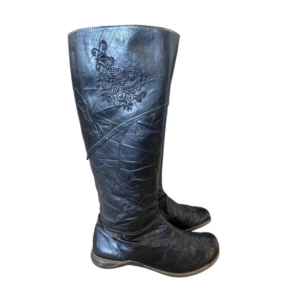 NEW Josef Seibel 9.5 Romika Nelly Leather EMBROIDERED...
